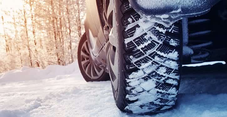 Install winter car tires