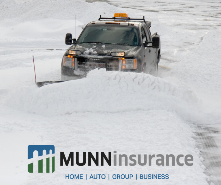 Snow removal for commercial property Munn Insurance